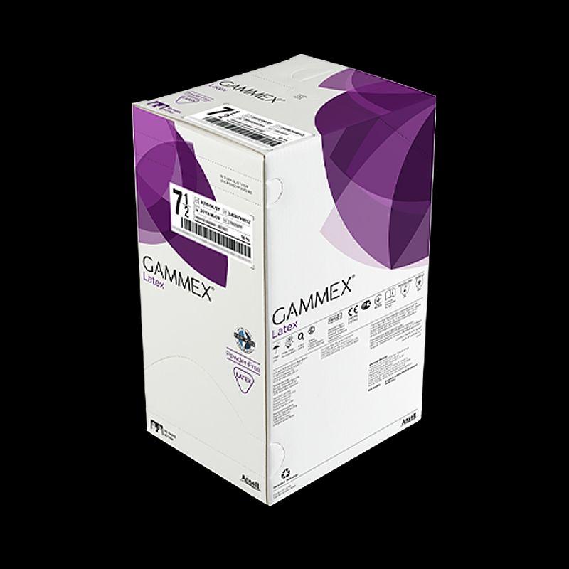 Gammex® Latex, Латексні хірургічні рукавички стерильні - без пудри р.8.5